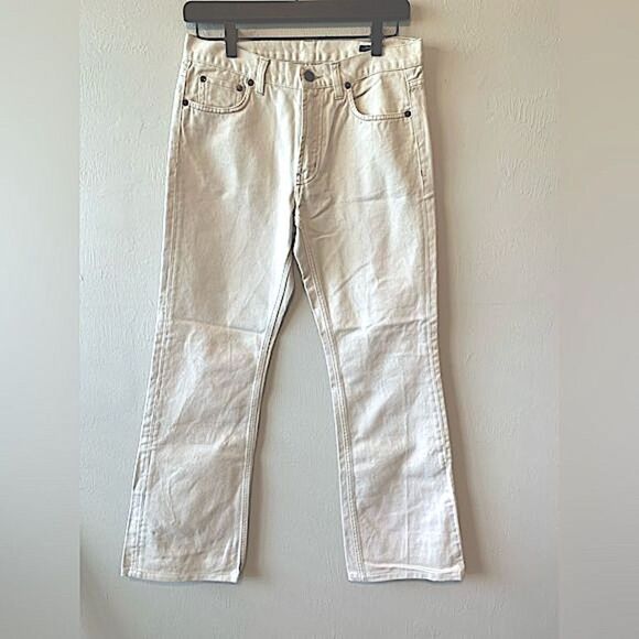 Miu Miu winter white boot cut jeans size 30 - Picture 1 of 9